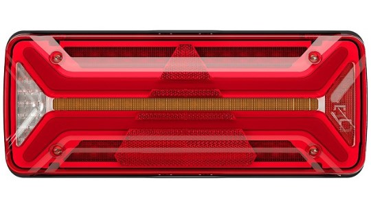 18-8536-001 СТЕКЛО ЗАДНЕГО ФОНАРЯ С ТРЕУГОЛЬНИКОМ ECO LED II ЛЕВОЕ/ПРАВОЕ